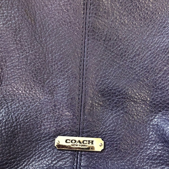 Purple- blue small coach hobo bag - Picture 2 of 8